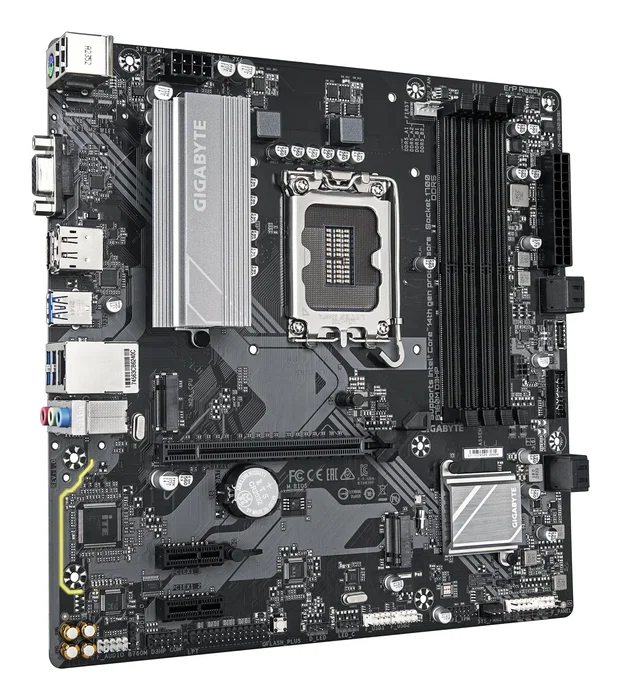 Gigabyte B760M D3HP Placa Base mATX Intel B760 LGA 1700 con 4 ranuras DDR5, 2x M.2 PCIe 4.0, USB-C frontal, HDMI, DP y D-Sub