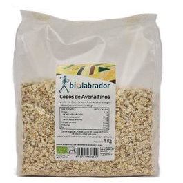 BIOLABRADOR Copos de Avena Finos Ecológicos 1Kg