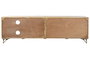 DKD Home Decor Mueble de TV Mandala Natural Mango y Metal