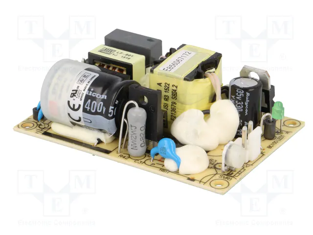 MEAN WELL EPS-25-24 Alimentador de impulso abierto 25,2W 24V DC
