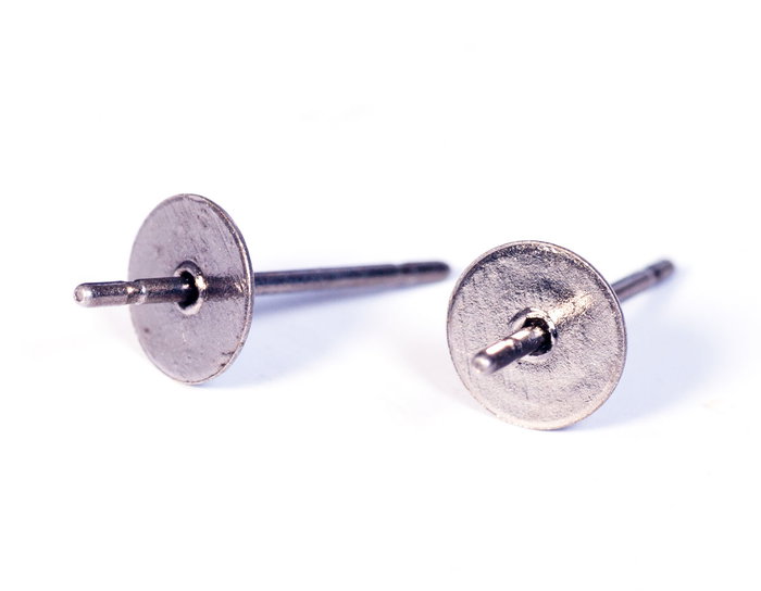 Innspiro Pendiente metálico para incrustar base aguja plateado envejecido 13,3x5,0mm Innspiro Pendiente metálico para incrustar base aguja plateado envejecido 13,3x5,0mm