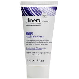 Clineral Sebo, Hidratante, Diario, Bálsamo, Para la cara, 50 ml