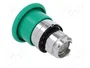 SCHNEIDER ELECTRIC Interruptor de presión Harmony XB4 verde 22mm