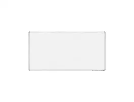 Rocada Pizarra Blanca Lacada Magnética Marco Aluminio con Cantoneras 100x200 cm Uso Frecuente