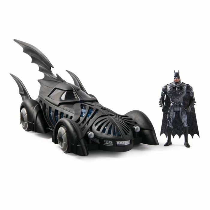 Spin Master Pack Maestro Spin Batimóvil + Figura Batman Forever Colección Retro DC