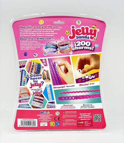 Bizak Set de 12 Pulseras Perfumadas Jelly Bands para Diseñar Bizak Set de 12 Pulseras Perfumadas Jelly Bands para Diseñar