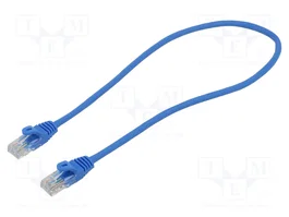 ART Patch cord Cat 5e U/UTP 0,5m azul