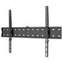 EQUIP Soporte de Pared Fijo para TV 37"-70" (94-177.8 cm) 40 Kg VESA 200x200 hasta 600x400 Negro Acero Inoxidable 1 Gango