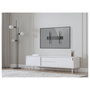 EQUIP Soporte de Pared Fijo para TV 37"-70" (94-177.8 cm) 40 Kg VESA 200x200 hasta 600x400 Negro Acero Inoxidable 1 Gango