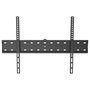 EQUIP Soporte de Pared Fijo para TV 37"-70" (94-177.8 cm) 40 Kg VESA 200x200 hasta 600x400 Negro Acero Inoxidable 1 Gango