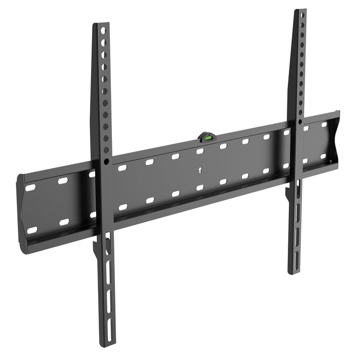 EQUIP Soporte de Pared Fijo para TV 37"-70" (94-177.8 cm) 40 Kg VESA 200x200 hasta 600x400 Negro Acero Inoxidable 1 Gango