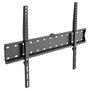 EQUIP Soporte de Pared Fijo para TV 37"-70" (94-177.8 cm) 40 Kg VESA 200x200 hasta 600x400 Negro Acero Inoxidable 1 Gango
