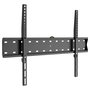 EQUIP Soporte de Pared Fijo para TV 37"-70" (94-177.8 cm) 40 Kg VESA 200x200 hasta 600x400 Negro Acero Inoxidable 1 Gango