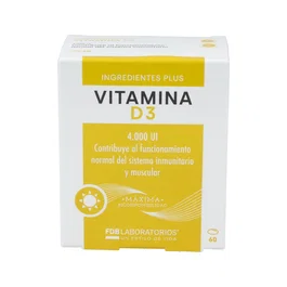 FDB Vitamina D3 4000Ui 60 Perlas