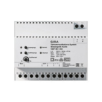GIRA 128700 Steuergert Audio REG GIRA 128700 Steuergert Audio REG
