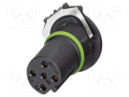 PHOENIX CONTACT Conector M12 de 5 pines con montaje THR industrial