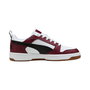 Zapatillas Casual Hombre Puma Rebound V6 Low Blanco Burdeos