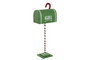 DKD Home Decor Buzón Metal Verde 38,5x20,5x92,5