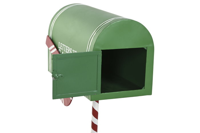 DKD Home Decor Buzón Metal Verde 38,5x20,5x92,5