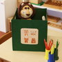 Aberto Design 6258 Organizador de Escritorio de Fieltro Verde y Crema 30 x 30 cm (2 Piezas)