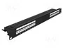 DeLOCK Patchpanel 16 puertos Cat.6A 1U negro