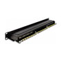 DeLOCK Panel de Conexiones Patch Panel de 19 Pulgadas, 16 Puertos Cat.6A 1U, Negro, Metálico, Referencia 19? 16 Port Cat.6A 1 HE