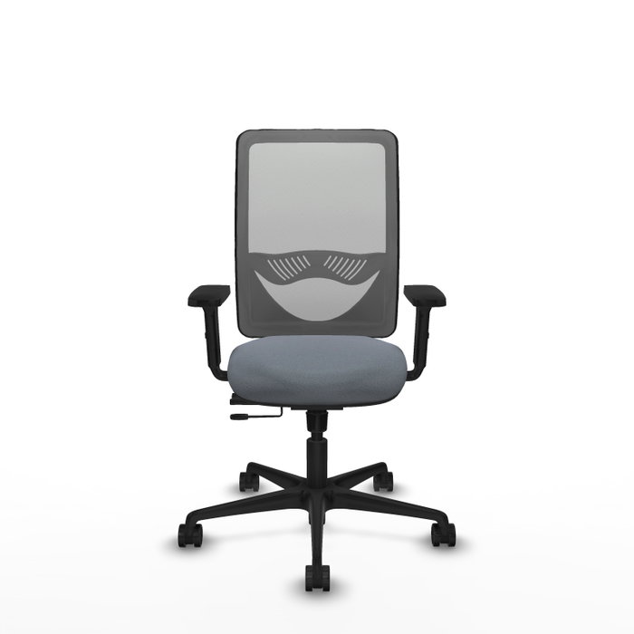 PIQUERAS Y CRESPO Silla de oficina Zulema Gris con mecanismo Sincro/Traslack