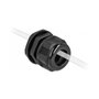 DeLOCK Prensaestopas PG16 para cable plano negro, 2 unidades