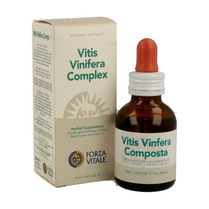 Forza Vitale Vitis Vinífera Composta E-67 50 ml Complemento Alimenticio Forza Vitale Vitis Vinífera Composta E-67 50 ml Complemento Alimenticio