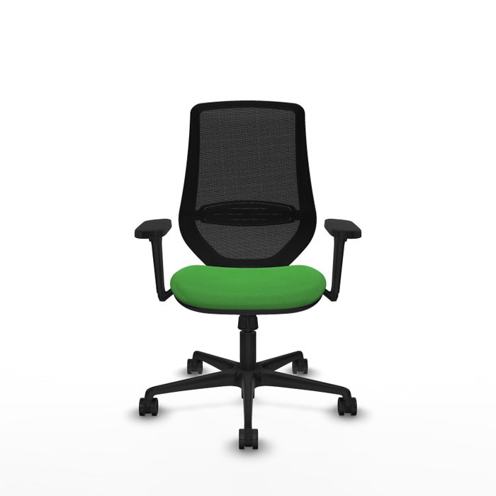 PIQUERAS Y CRESPO Silla de oficina Mardos con mecanismo Sincro, Verde