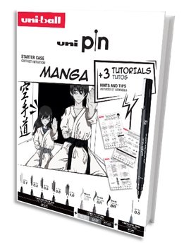 Uniball Set de iniciación uniball pin manga starter nº1 con 8 rotuladores y 1 portaminas Uniball Set de iniciación uniball pin manga starter nº1 con 8 rotuladores y 1 portaminas