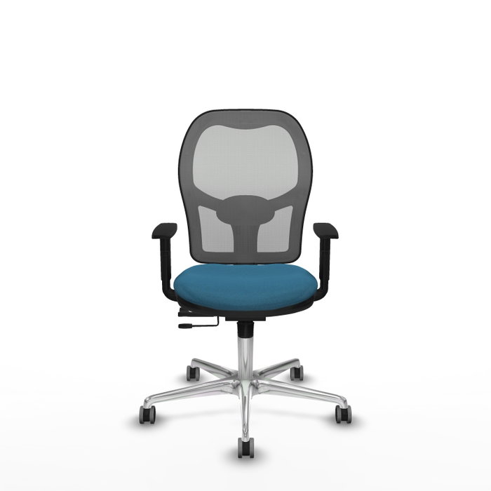 PIQUERAS Y CRESPO Silla de oficina Jorquera Verde petróleo/Gris con mecanismo Sincro/Traslack PIQUERAS Y CRESPO Silla de oficina Jorquera Verde petróleo/Gris con mecanismo Sincro/Traslack