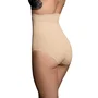 Bye Bra Faja sin Costuras Invisible Estilo Panties Alta Cintura - Ligera y Suave - Color Beige Talla XL