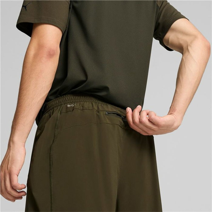 Pantalón Corto Deportivo Puma Flex 7" Woven Oliva