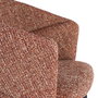 Silla Brazos Teja Tejido-Metal 59 X 61 X 82 cm (Set de 2)
