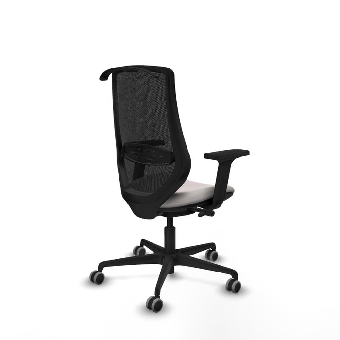 PIQUERAS Y CRESPO Silla de oficina Mardos Sincro/Traslack Blanco/Negro