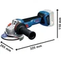 Bosch GWS 18V-11 S Amoladora angular profesional de 125 mm, 18 V, con arranque suave, caja individual