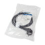 LogiLink Cable de alimentación CEE 7/7 (90°) a extremo abierto, negro, 1,5 m