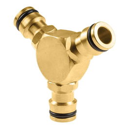 Cellfast Conector de 3 Vías Latón Brass 6 Bar, Blister