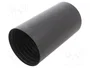HELLERMANNTYTON Capuchón termorretráctil con pegamento 76mm negro