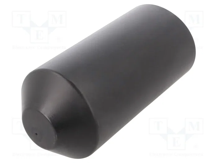 HELLERMANNTYTON Capuchón termorretráctil con pegamento 76mm negro