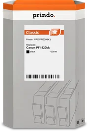 Prindo Cartucho de tinta negro PRICPFI320BK Classic L 300ml