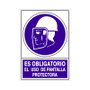 DUVER Señal de obligación de uso de pantalla 345x245 mm