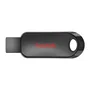 SanDisk Cruzer Snap USB 2.0 64 GB Negro, Unidad Flash USB tipo A con Llavero y Factor de Forma Deslizante