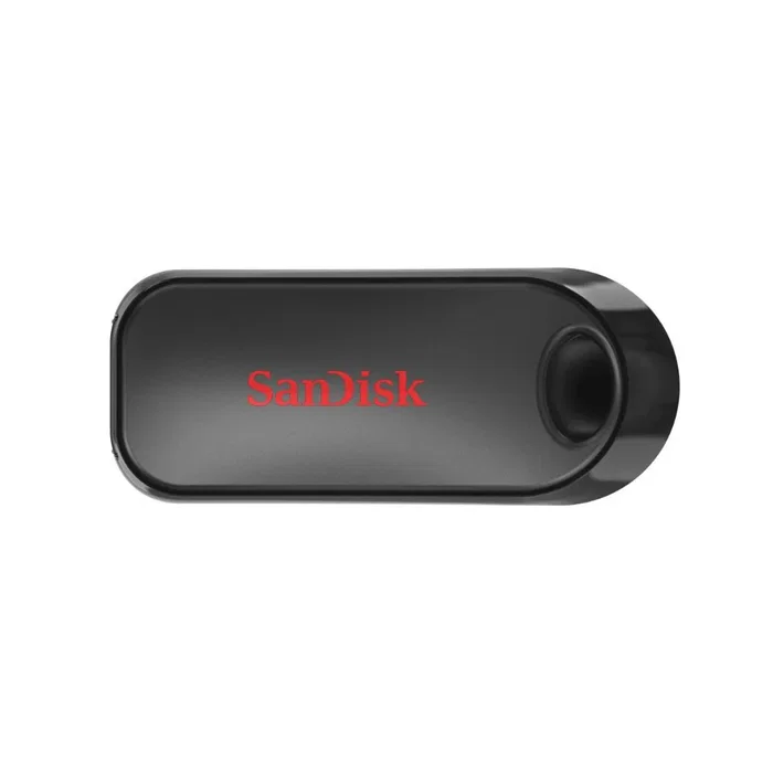 SanDisk Cruzer Snap USB 2.0 64 GB Negro, Unidad Flash USB tipo A con Llavero y Factor de Forma Deslizante