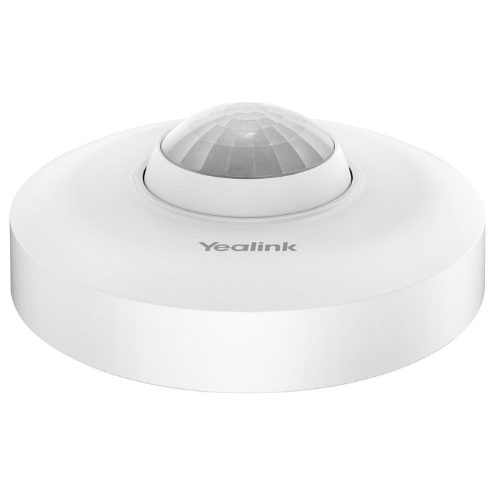 Yealink RoomSensor Sensor de Sala Multifuncional, Humedad, Luz, Occupancy, Temperatura, 30 m, Inalámbrico, Blanco