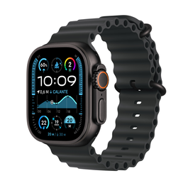 Apple Watch Ultra 2 Reloj Inteligente 49mm Titanio Black Ocean Band MX4P3FD/A