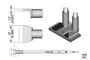 JBC TOOLS Pico tipo espátula de 10mm para pinza caliente