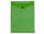 Liderpapel Carpeta Dossier Polipropileno A4 Vertical con Fuelle y Cierre Broche Verde Translúcido