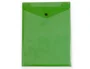Liderpapel Carpeta Dossier Polipropileno A4 Vertical con Fuelle y Cierre Broche Verde Translúcido